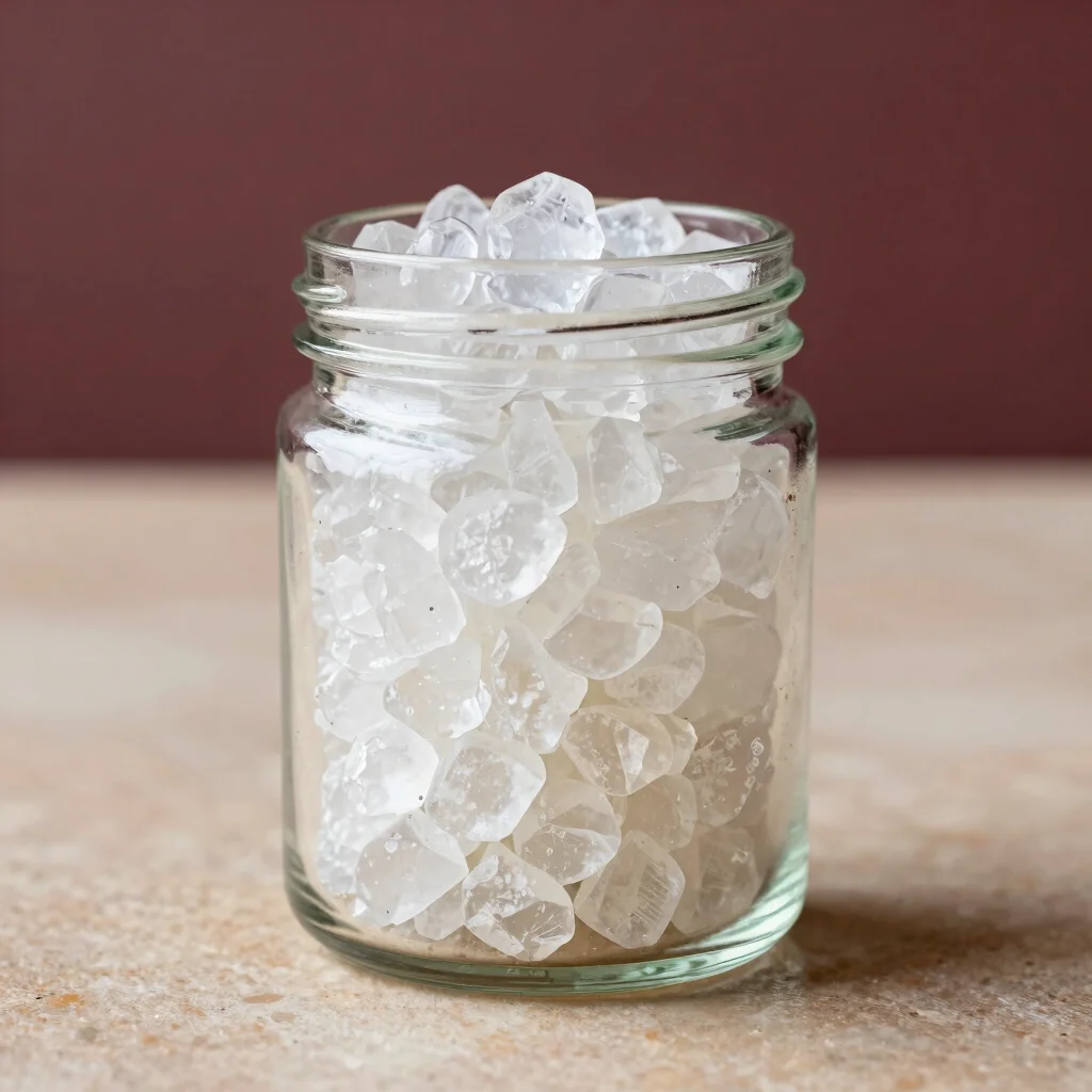 Pure Bhimseni Camphor Crystal Jar